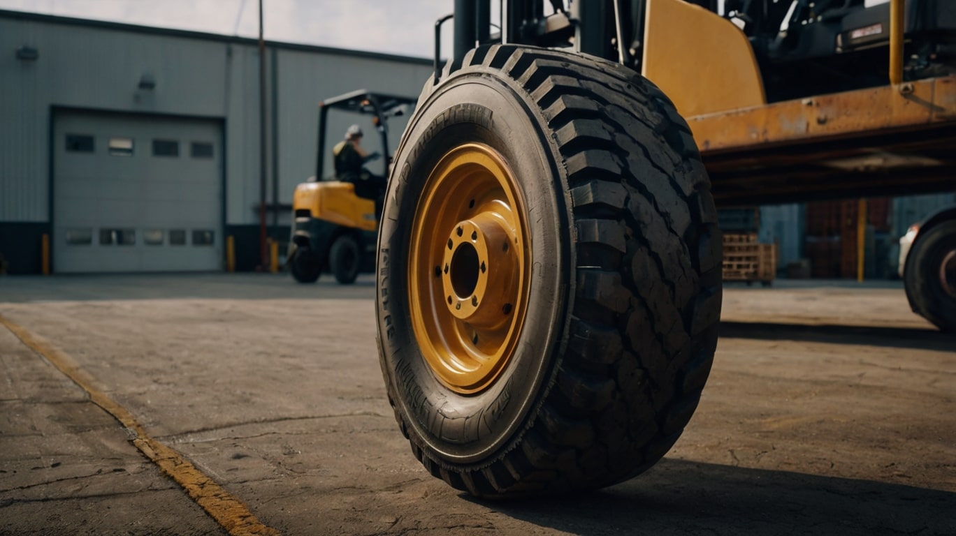 دلایل خرابی لاستیک لیفتراک