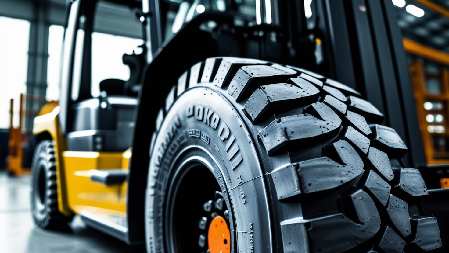 انواع لاستیک لیفتراک کرهای