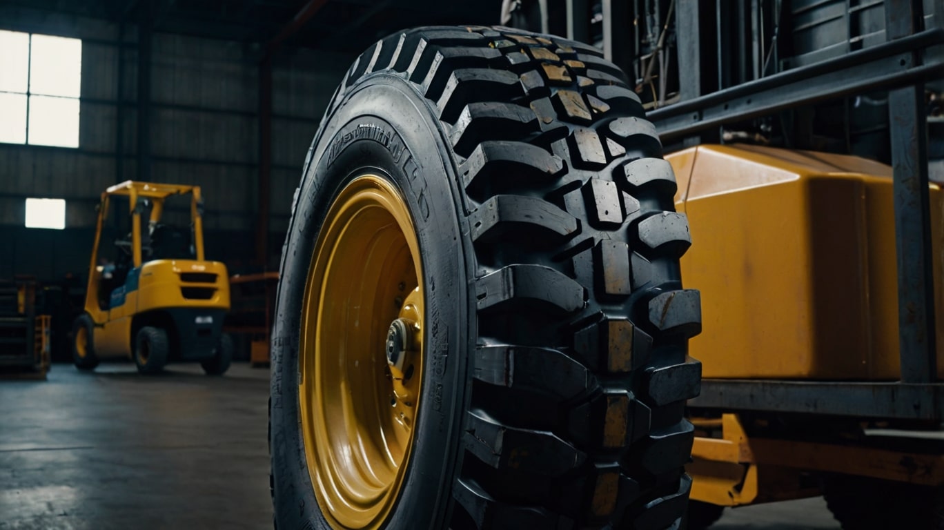 نحوه تعویض لاستیک لیفتراک