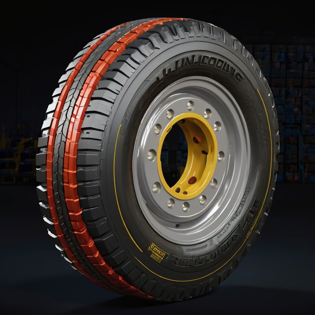 تکنولوژی لایههای داخلی تایر لیفتراک لینگ لانگ و کاربرد هر لایه