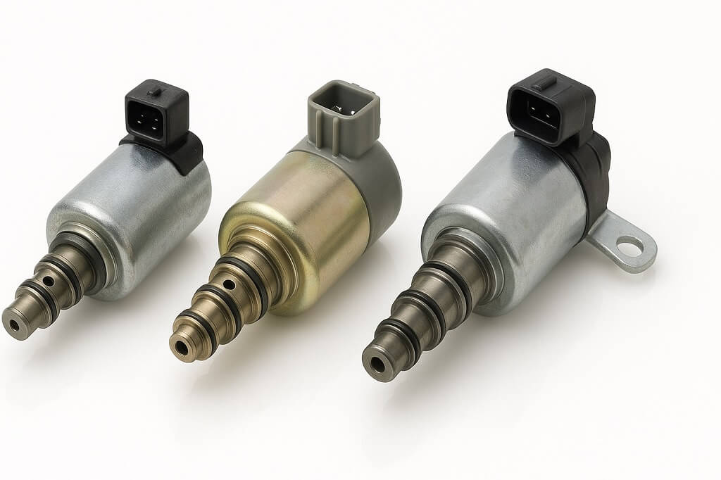 انواع سلونویید گیربکس لیفتراک ژاپنی، ایرانی و چینی با کانکتورهای مختلف