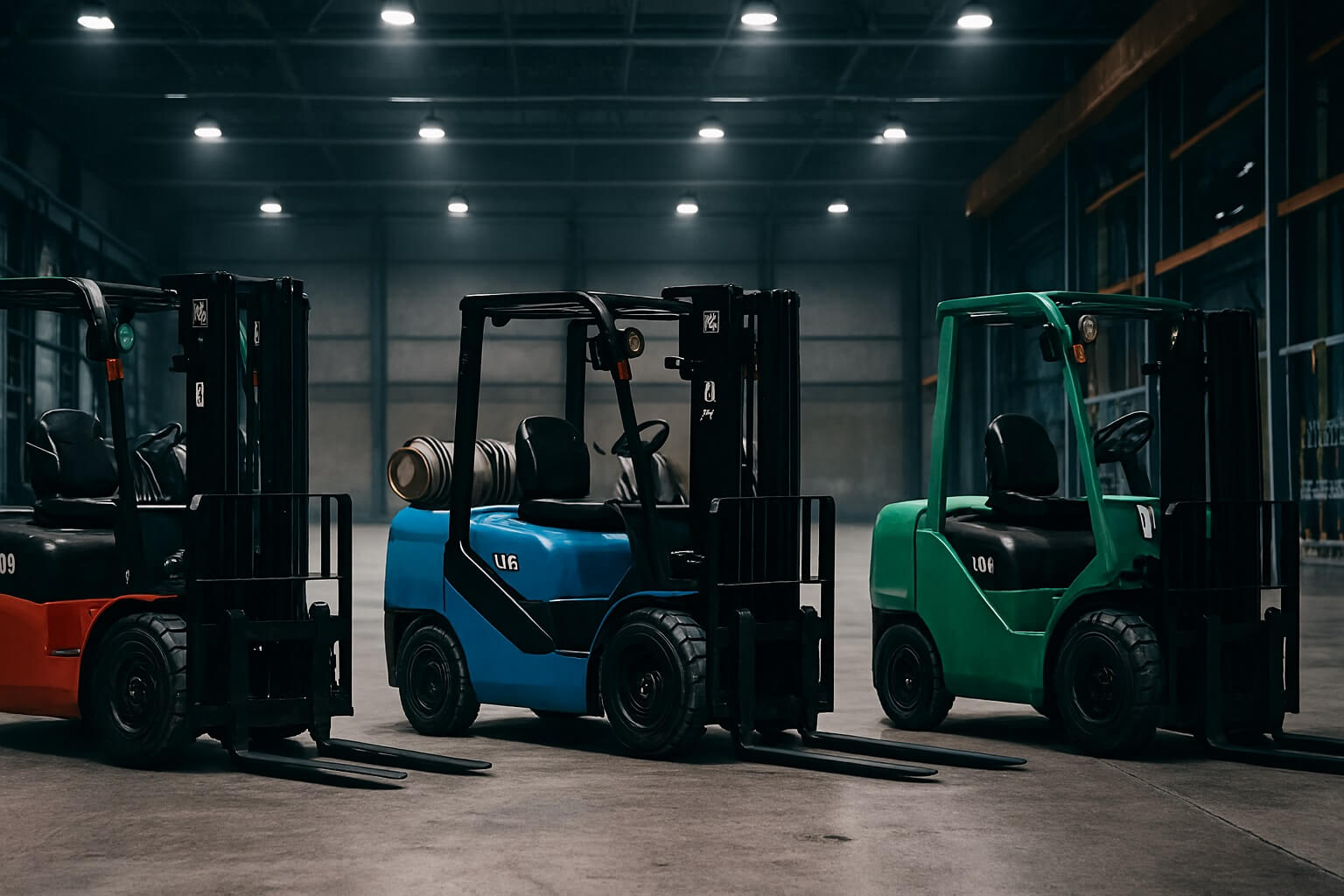 نمایش قدرت و طراحی یک لیفتراک ساخت ایران در یک محیط صنعتی